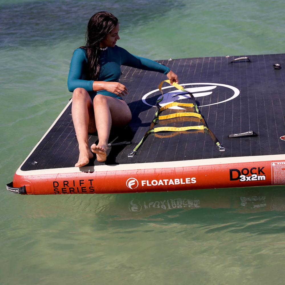 non slip rope boat ladder