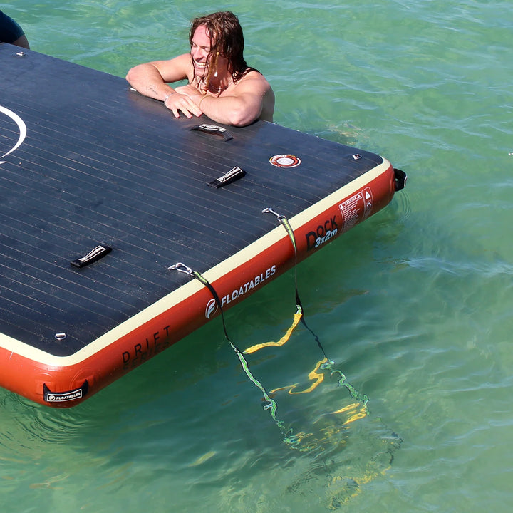 non slip rope boat ladder