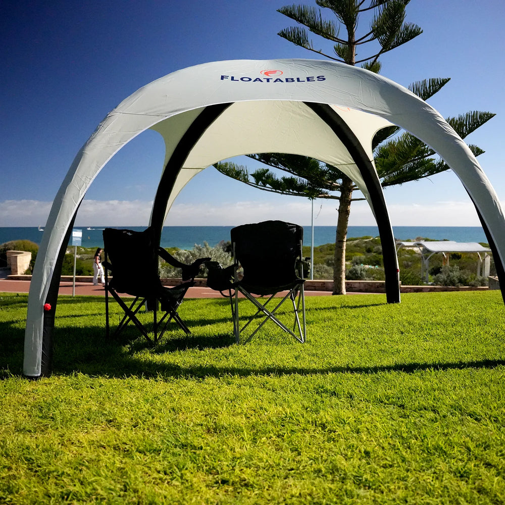 Inflatable sun shade