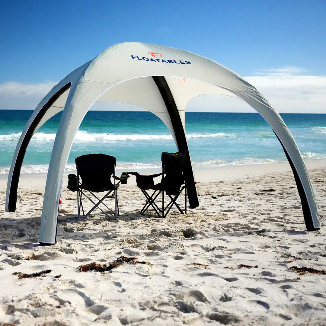 Inflatable sun shade