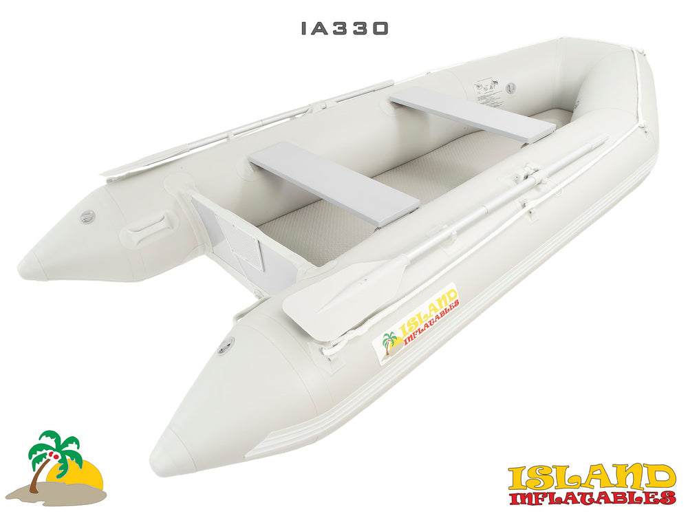 3.3m ISLAND INFLATABLE BOAT + 15HP PARSUN OUTBOARD MOTOR