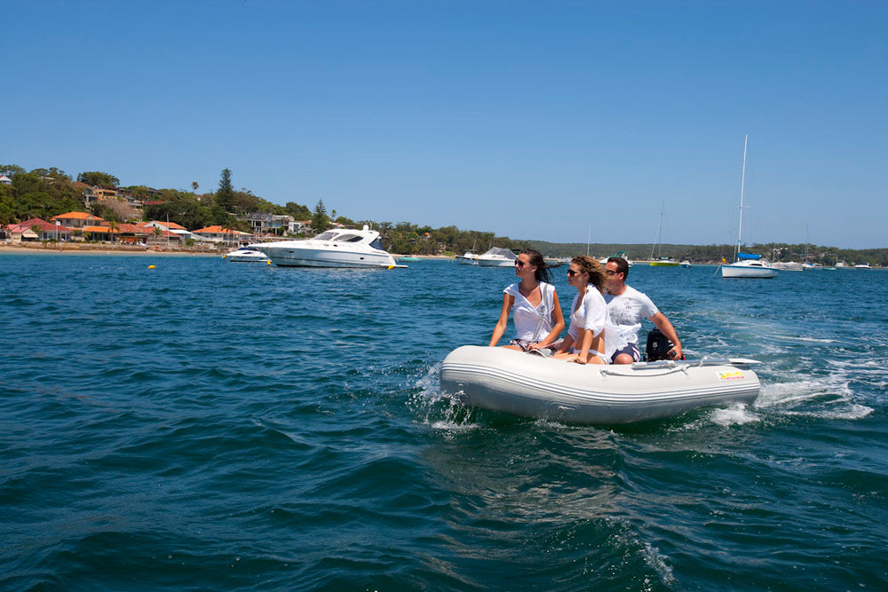 3.3m ISLAND INFLATABLE BOAT + 15HP PARSUN OUTBOARD MOTOR