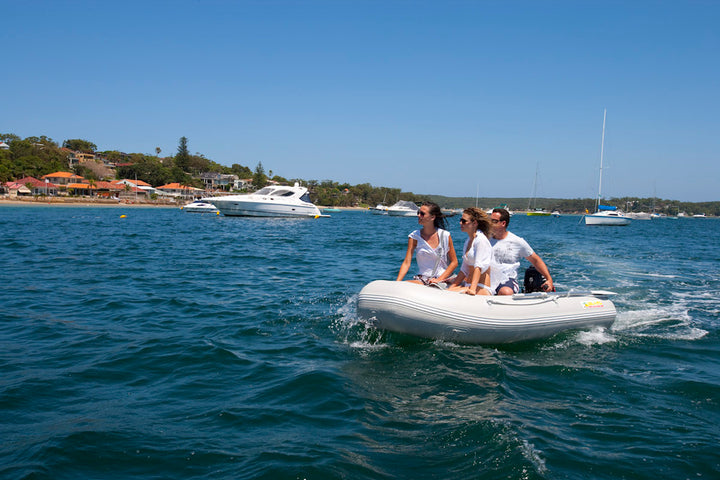 3.3m ISLAND INFLATABLE BOAT + 15HP PARSUN OUTBOARD MOTOR