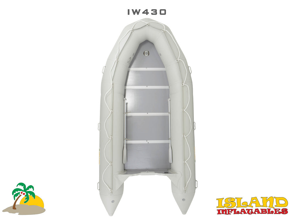 4.3m ISLAND INFLATABLE BOAT + 40HP PARSUN EFI OUTBOARD MOTOR