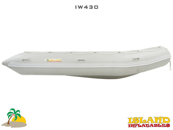 4.3m ISLAND INFLATABLE BOAT + 40HP PARSUN EFI OUTBOARD MOTOR