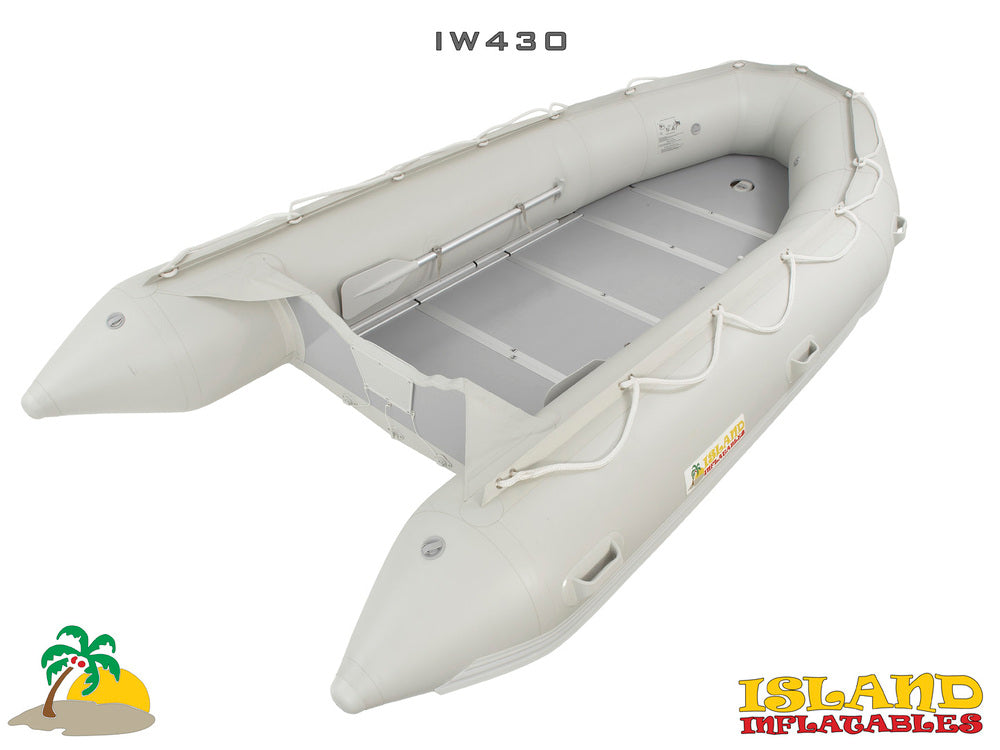 4.3m ISLAND INFLATABLE BOAT + 40HP PARSUN EFI OUTBOARD MOTOR