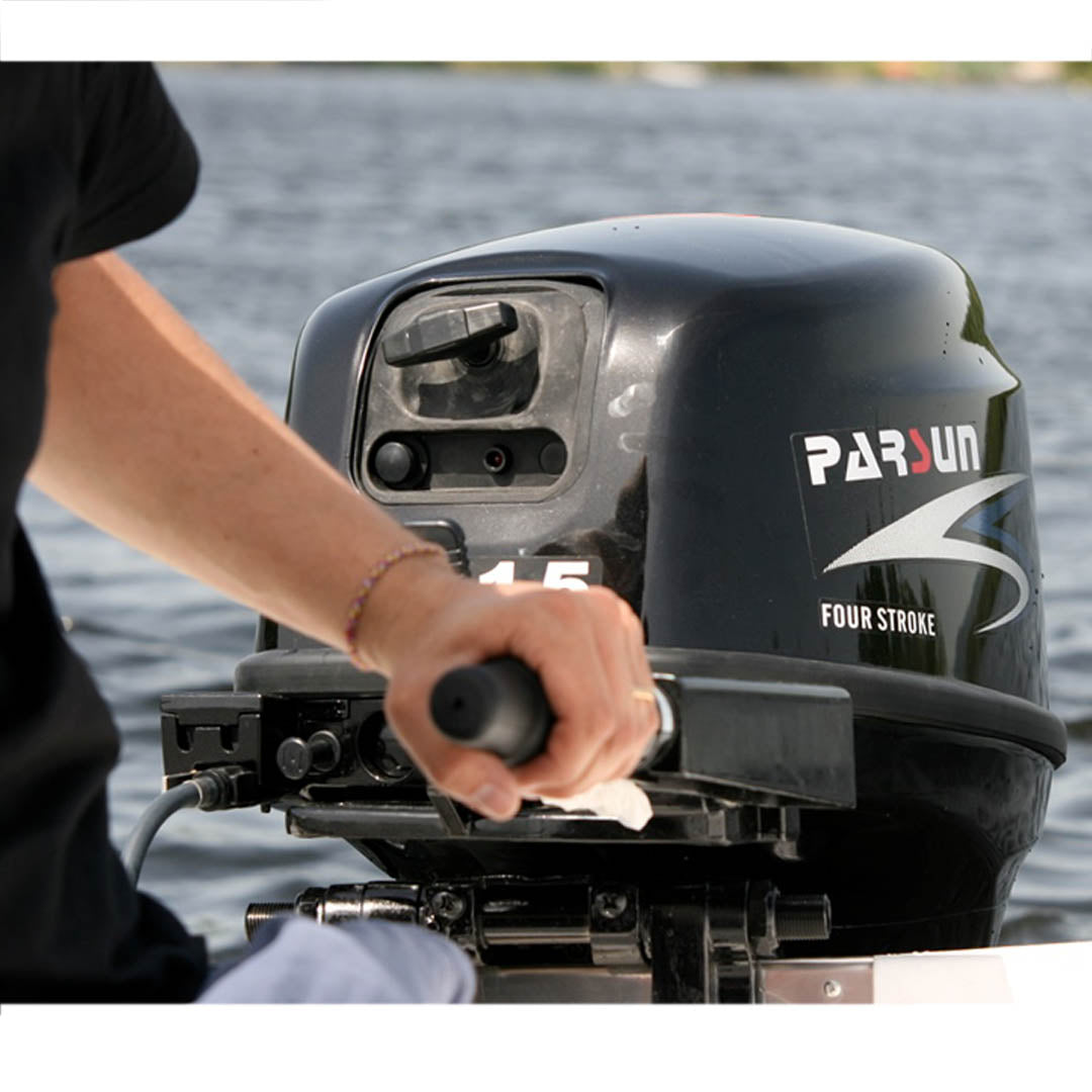 15HP Parsun Outboard Motor Long Shaft 4-Stroke Manual Start