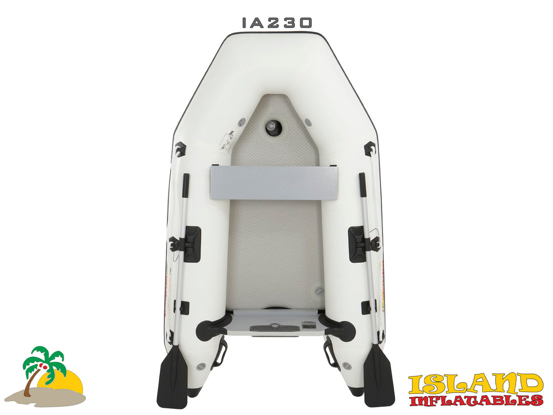 2.3m ISLAND INFLATABLE BOAT + 2.6HP PARSUN OUTBOARD MOTOR