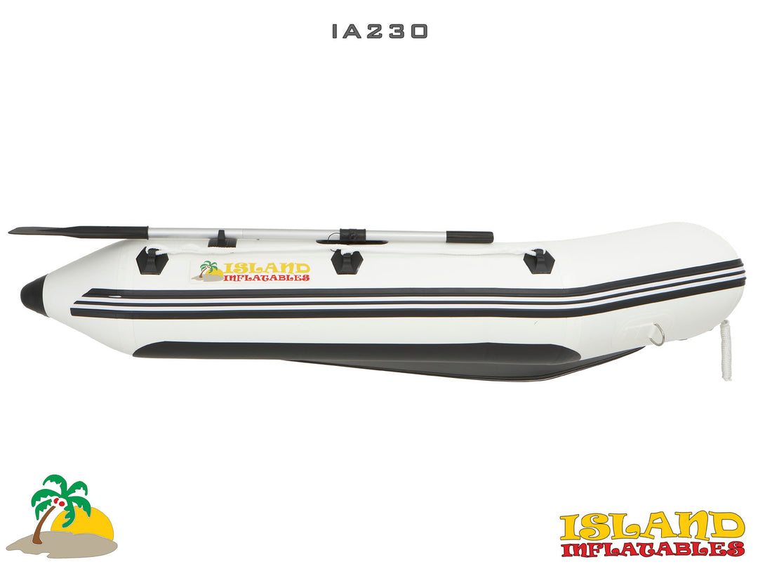 2.3m ISLAND INFLATABLE BOAT + 3hp PARSUN ELECTRIC OUTBOARD MOTOR