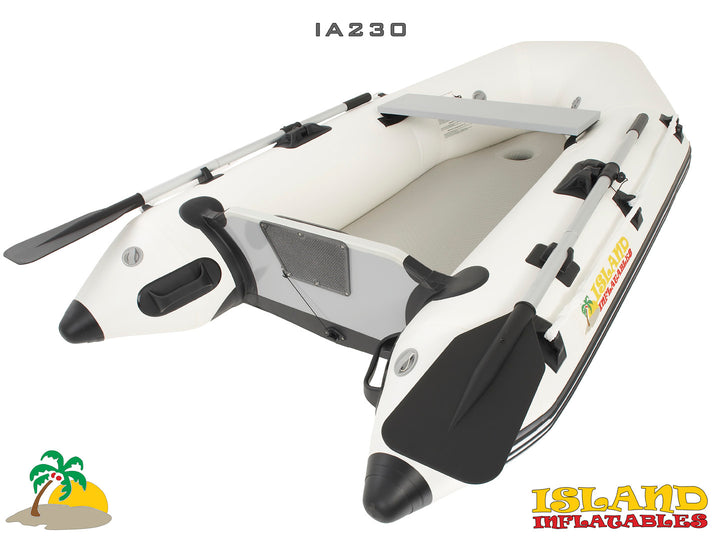 2.3m ISLAND INFLATABLE BOAT + 3hp PARSUN ELECTRIC OUTBOARD MOTOR