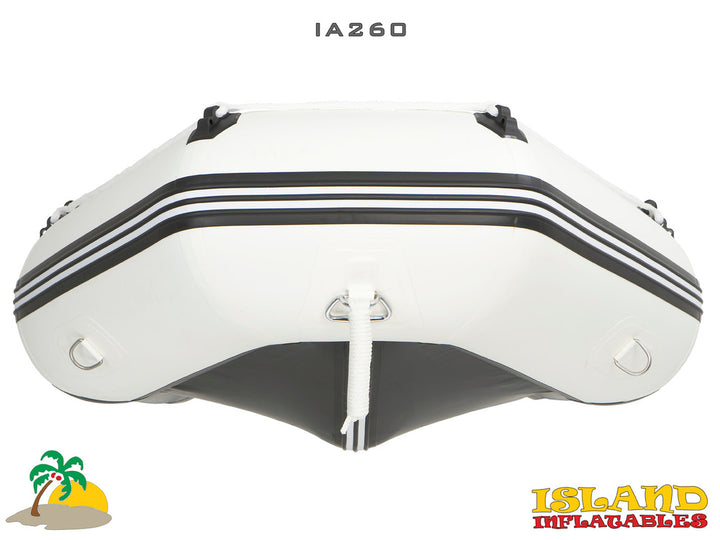 2.6m ISLAND INFLATABLE BOAT + 2.6HP PARSUN OUTBOARD MOTOR