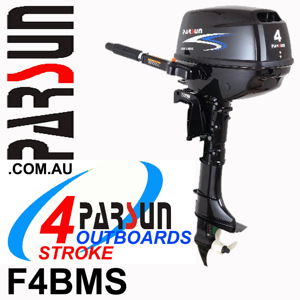 2.6m ISLAND INFLATABLE BOAT + 4HP PARSUN OUTBOARD MOTOR