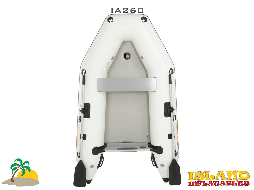 2.6m ISLAND INFLATABLE BOAT + 3hp PARSUN ELECTRIC OUTBOARD MOTOR