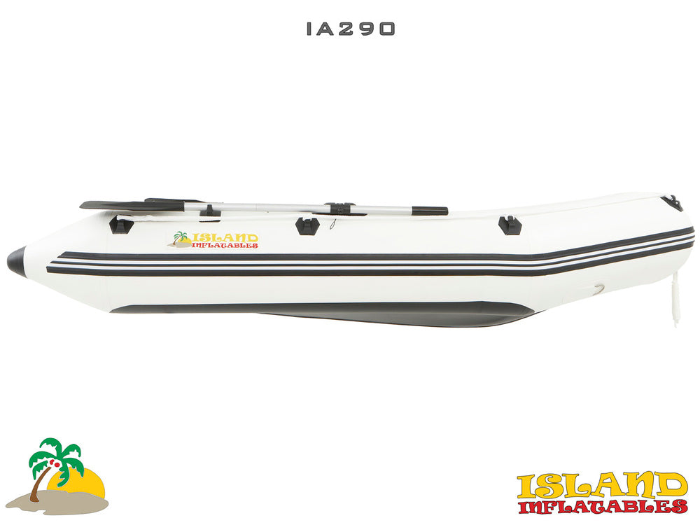 2.9m ISLAND INFLATABLE BOAT + 5HP PARSUN OUTBOARD MOTOR