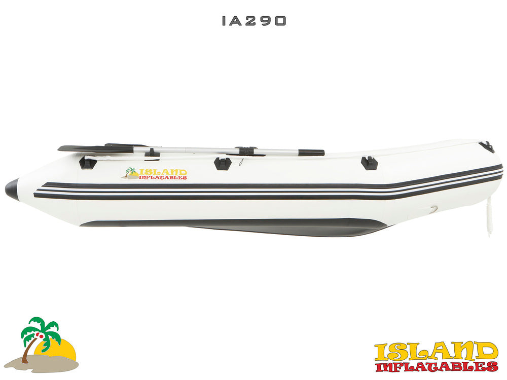 2.9m ISLAND INFLATABLE BOAT + 3hp PARSUN ELECTRIC OUTBOARD MOTOR