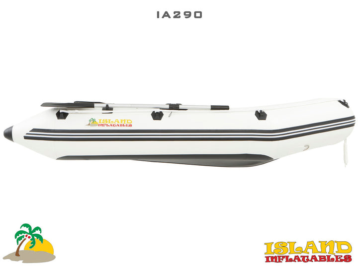 2.9m ISLAND INFLATABLE BOAT + 3hp PARSUN ELECTRIC OUTBOARD MOTOR