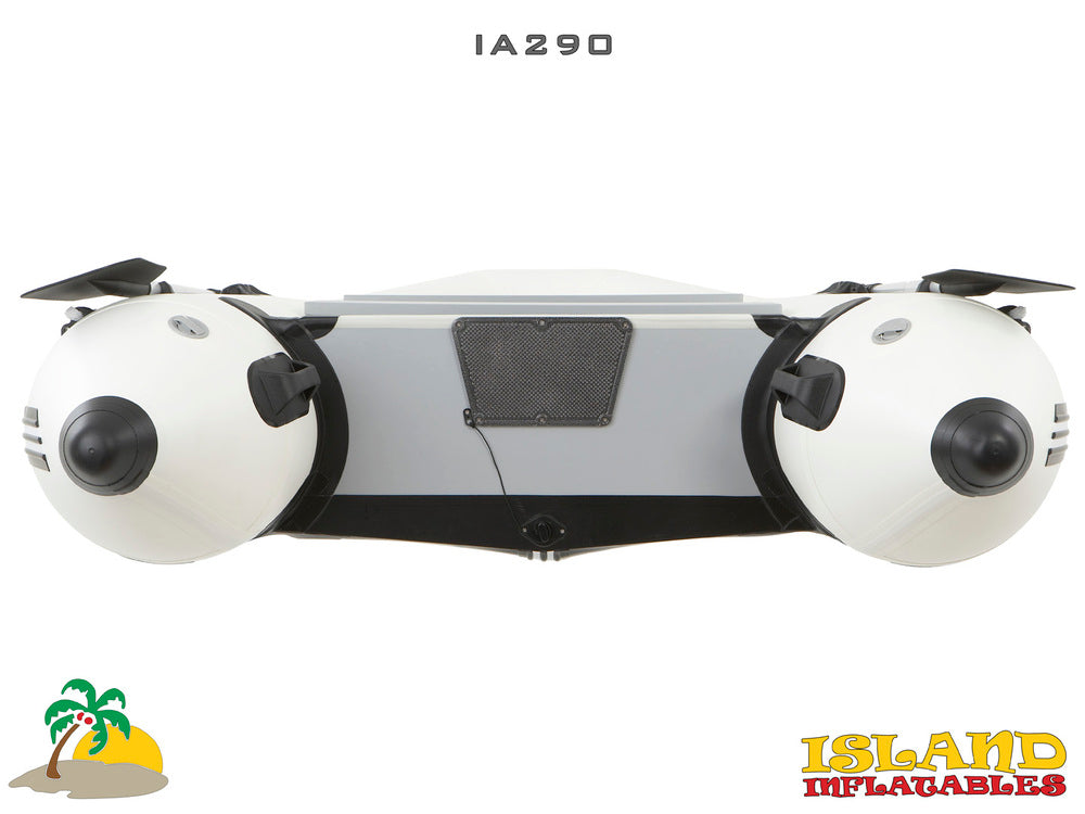 2.9m ISLAND INFLATABLE BOAT + 3hp PARSUN ELECTRIC OUTBOARD MOTOR