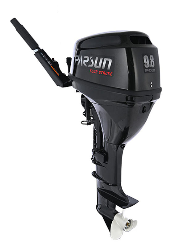 3.35m ISLAND INFLATABLE CAT BOAT + 9.8HP PARSUN OUTBOARD MOTOR