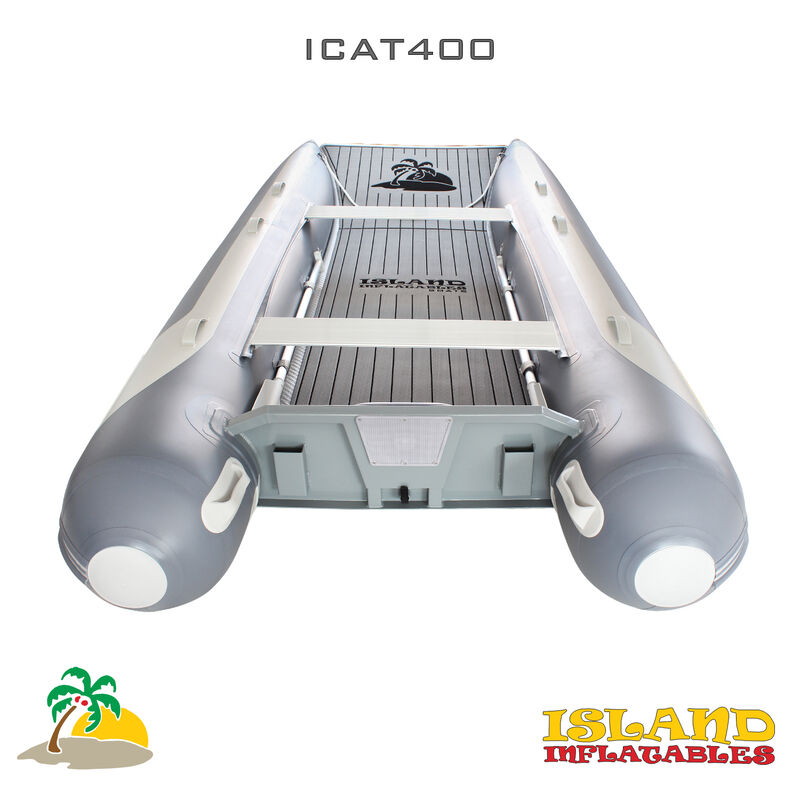 4m ISLAND INFLATABLE CAT BOAT + 20HP PARSUN OUTBOARD MOTOR