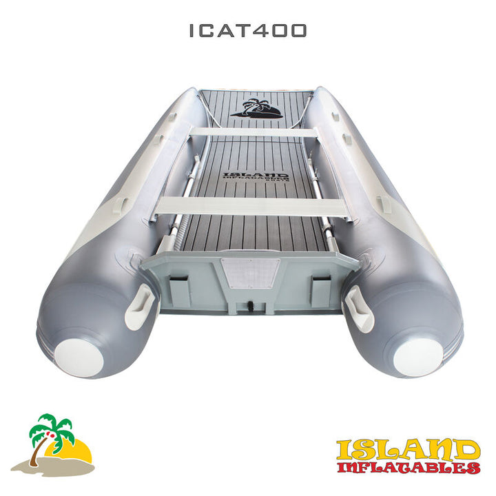 4m ISLAND INFLATABLE CAT BOAT + 20HP PARSUN OUTBOARD MOTOR