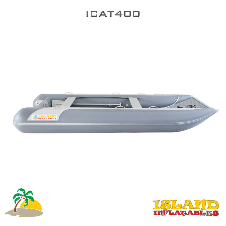 4m ISLAND INFLATABLE CAT BOAT + 20HP PARSUN OUTBOARD MOTOR