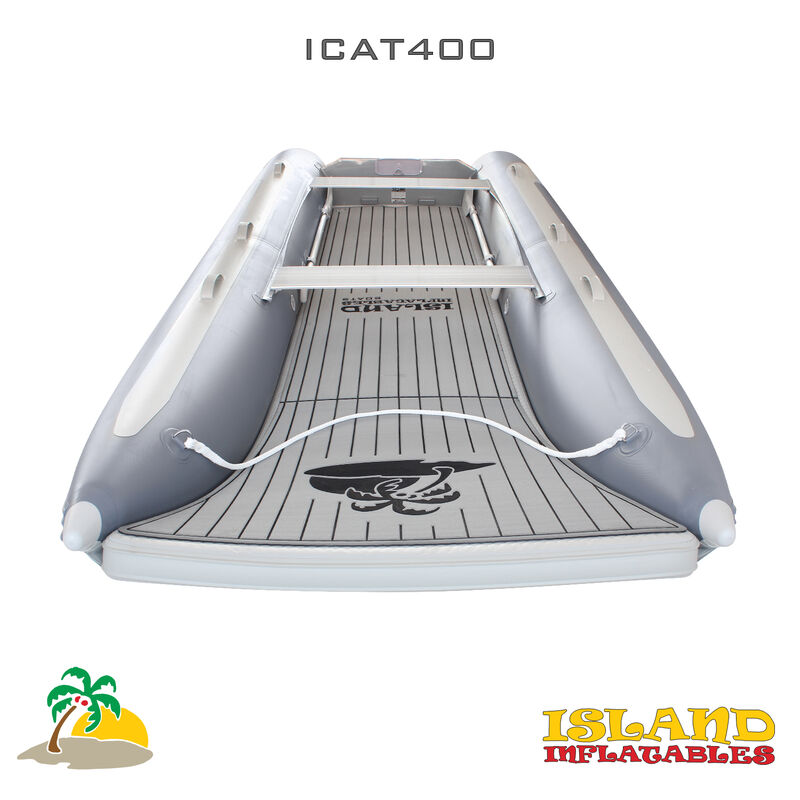 4m ISLAND INFLATABLE CAT BOAT + 20HP PARSUN OUTBOARD MOTOR