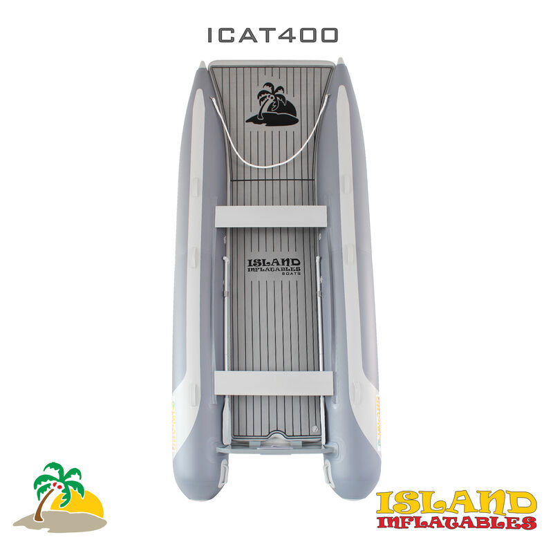 4m ISLAND INFLATABLE CAT BOAT + 20HP PARSUN OUTBOARD MOTOR