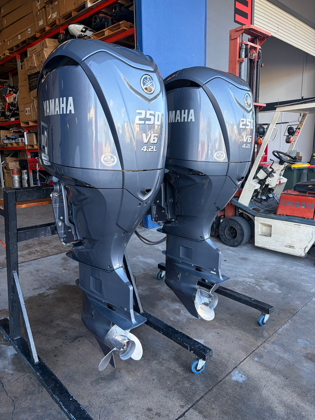 2023 Yamaha F250NCB 250HP Twin Rig