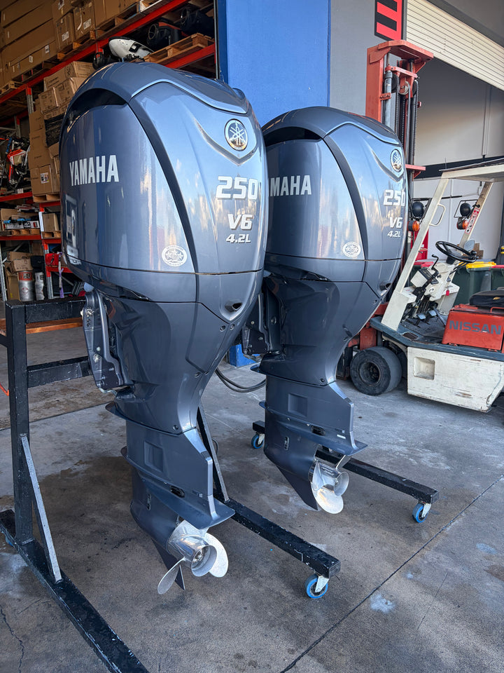 2023 Yamaha F250NCB 250HP Twin Rig