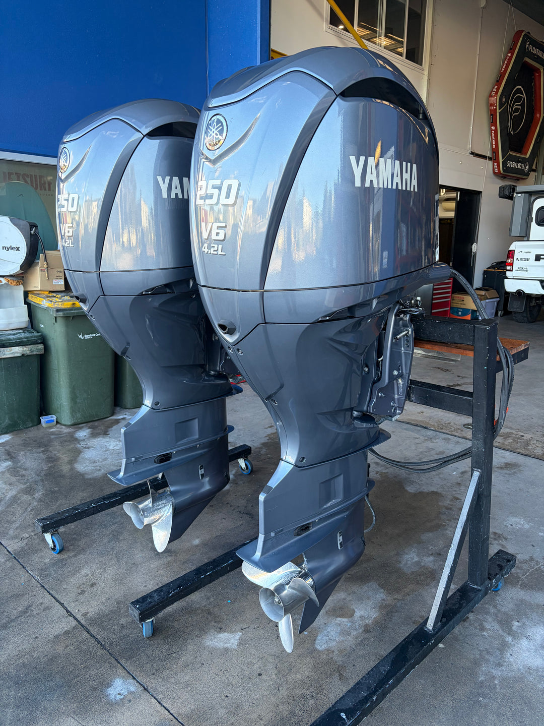 2023 Yamaha F250NCB 250HP Twin Rig