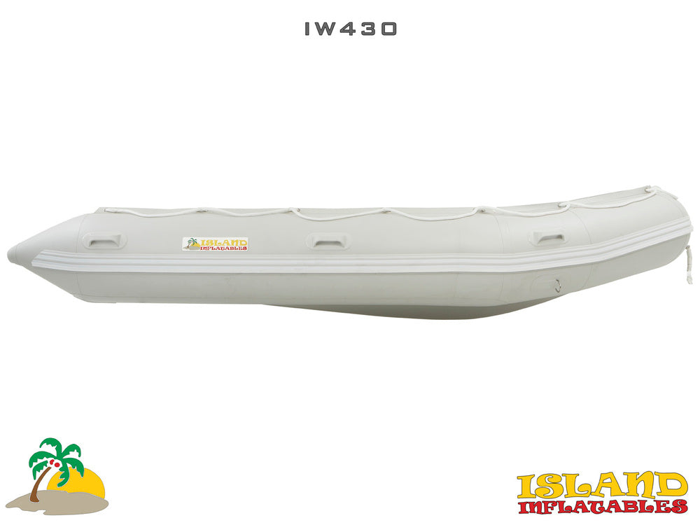 4.3m ISLAND INFLATABLE BOAT + 20HP PARSUN OUTBOARD MOTOR