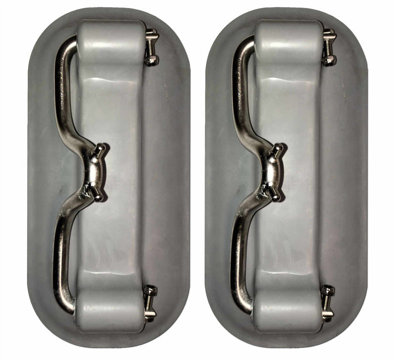 Replacement SNAP DAVITS Pads & Stainless Steel Bracket (PAIR) for PVC Inflatable Boat Storage.