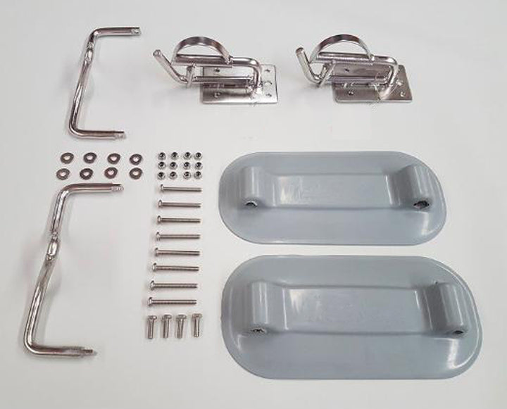 SNAP DAVITS for PVC Inflatable Boat Storage. Mounted to Swim / Marlin Boards
