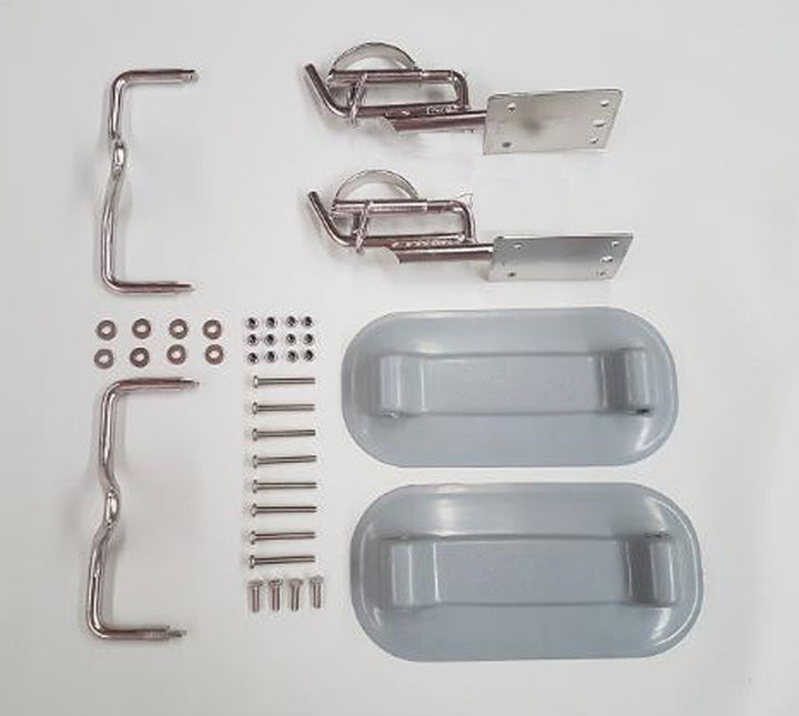 SNAP DAVITS for PVC Inflatable Boat Storage. Mounted to Swim / Marlin Boards