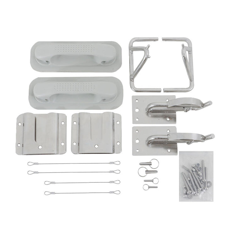 Snap Davit Instant Lock System with Quick Release for Inflatable Boats