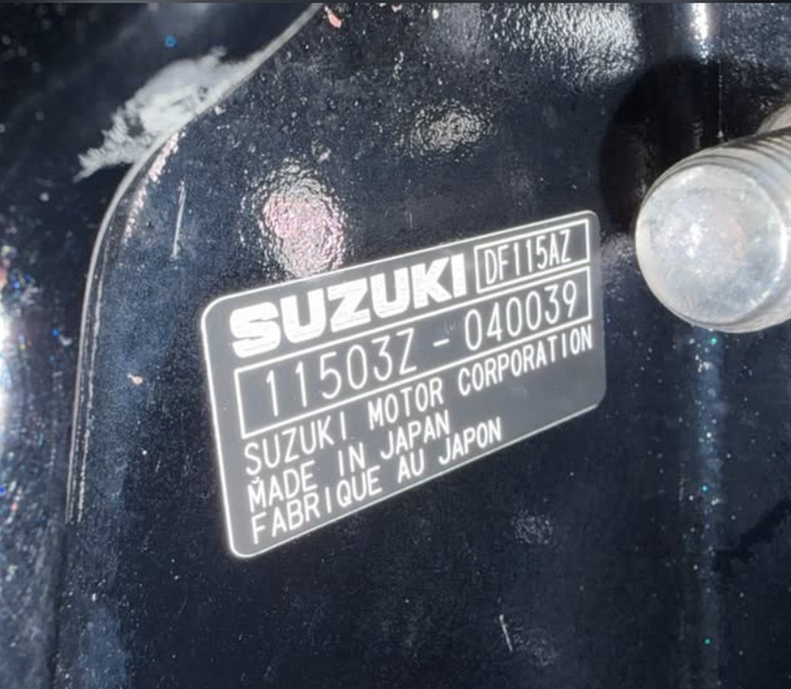 2020 Suzuki DF115 EFI 115HP Outboard – XL 25"